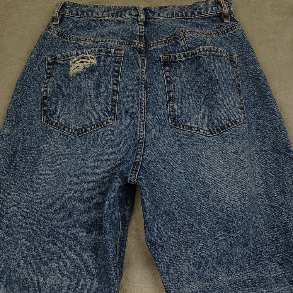 We The Free Blue Straight Leg Jeans - Picture 7 of 9